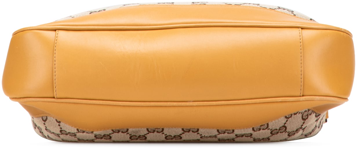 Gucci GG Canvas Bamboo Web Satchel Bruin