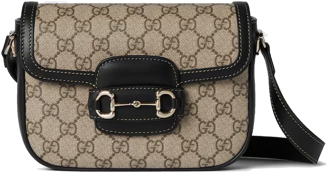 Gucci Gucci Horsebit 1955 Soft Small Shoulder Bag Beige