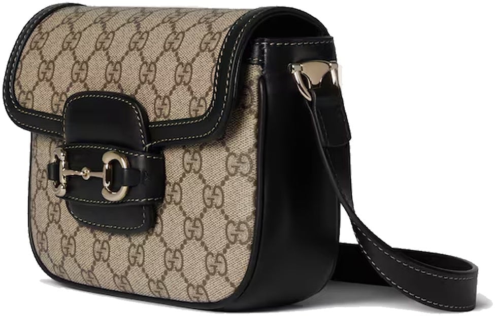 Gucci Gucci Horsebit 1955 Soft Small Shoulder Bag Beige