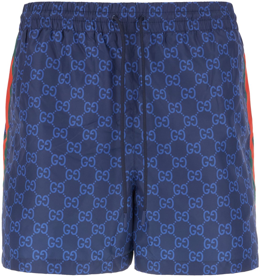 Gucci Gucci Printed polyester swimming shorts Divers