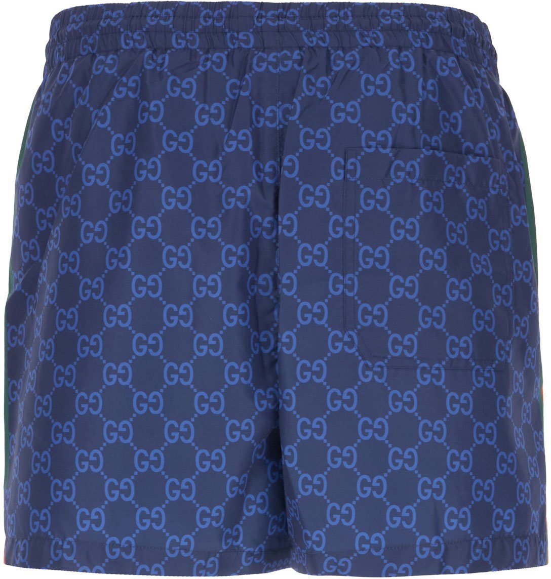 Gucci Gucci Printed polyester swimming shorts Divers