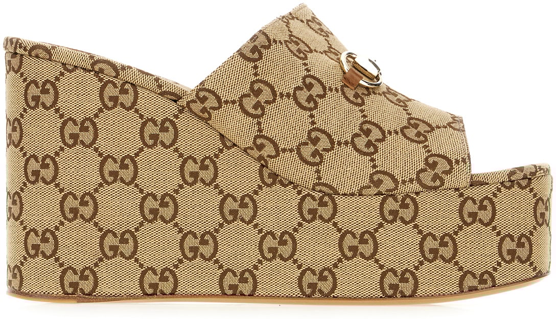 Gucci Gucci GG fabric mules Divers