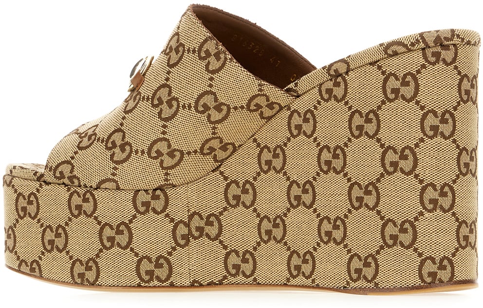 Gucci Gucci GG fabric mules Divers