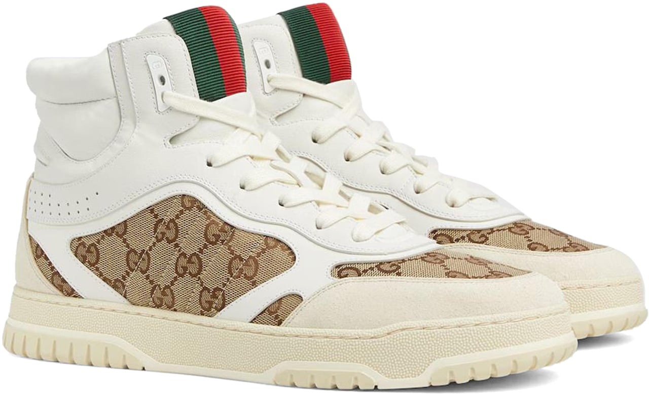 Gucci Re-web High Sneakers Wit