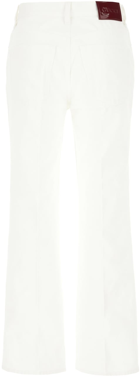 Gucci Gucci White denim jeans Wit