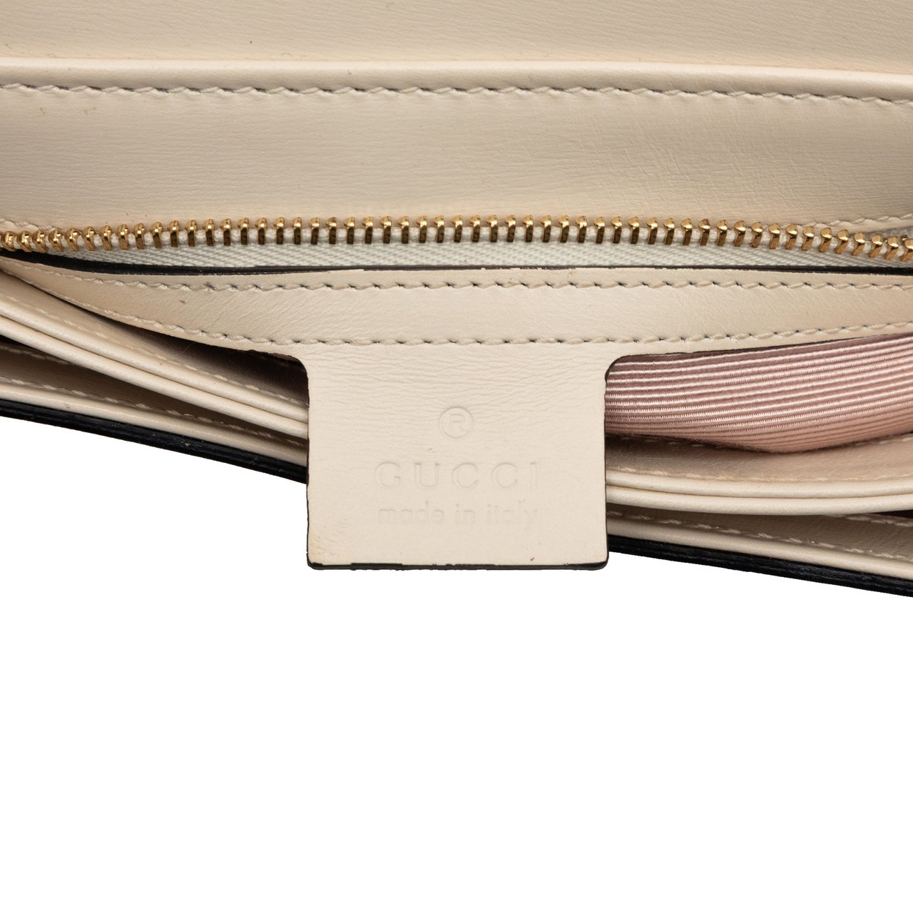 Gucci Small Bicolor Leather Arli Crossbody Bruin