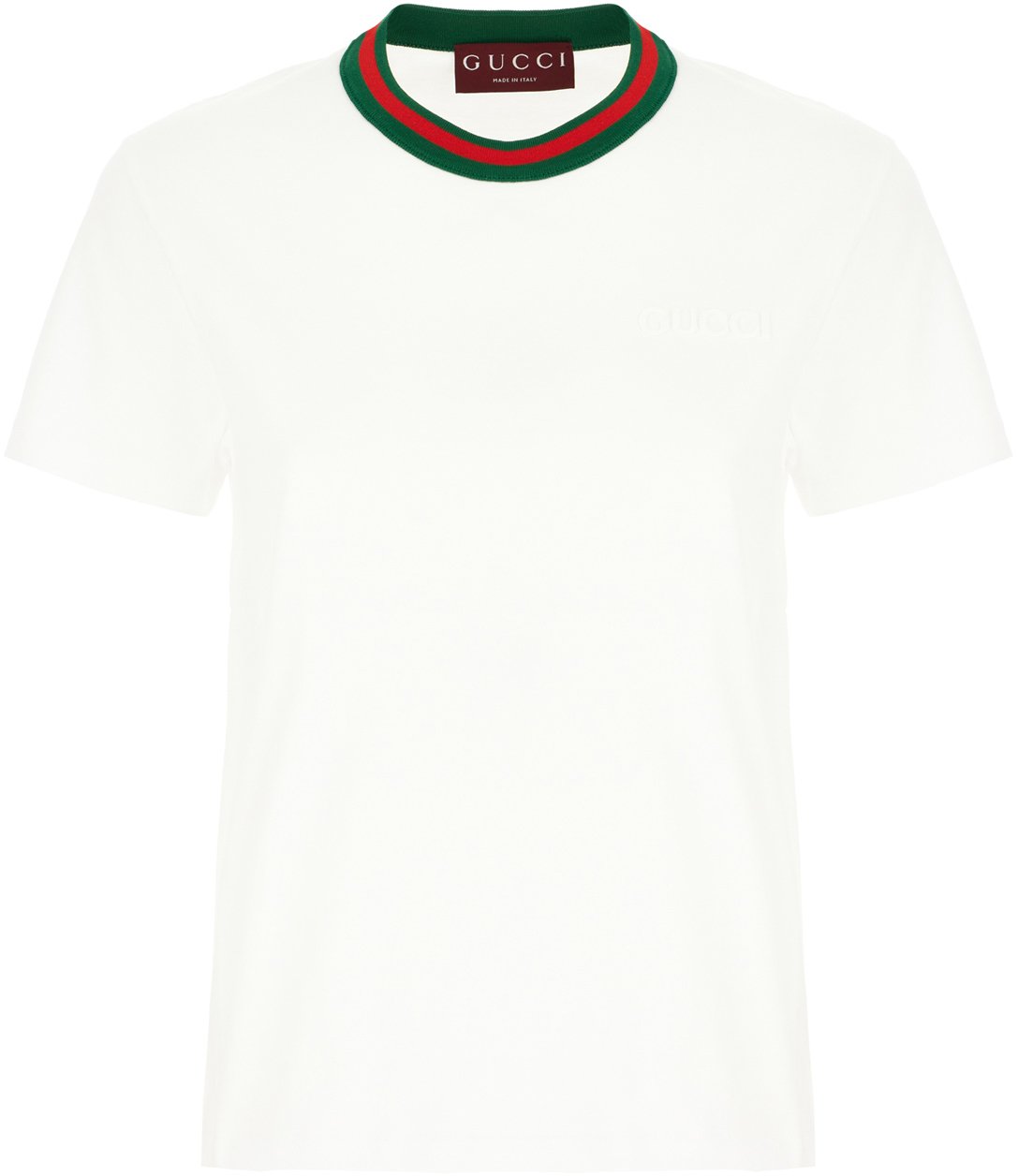 Gucci Gucci White cotton t-shirt Wit