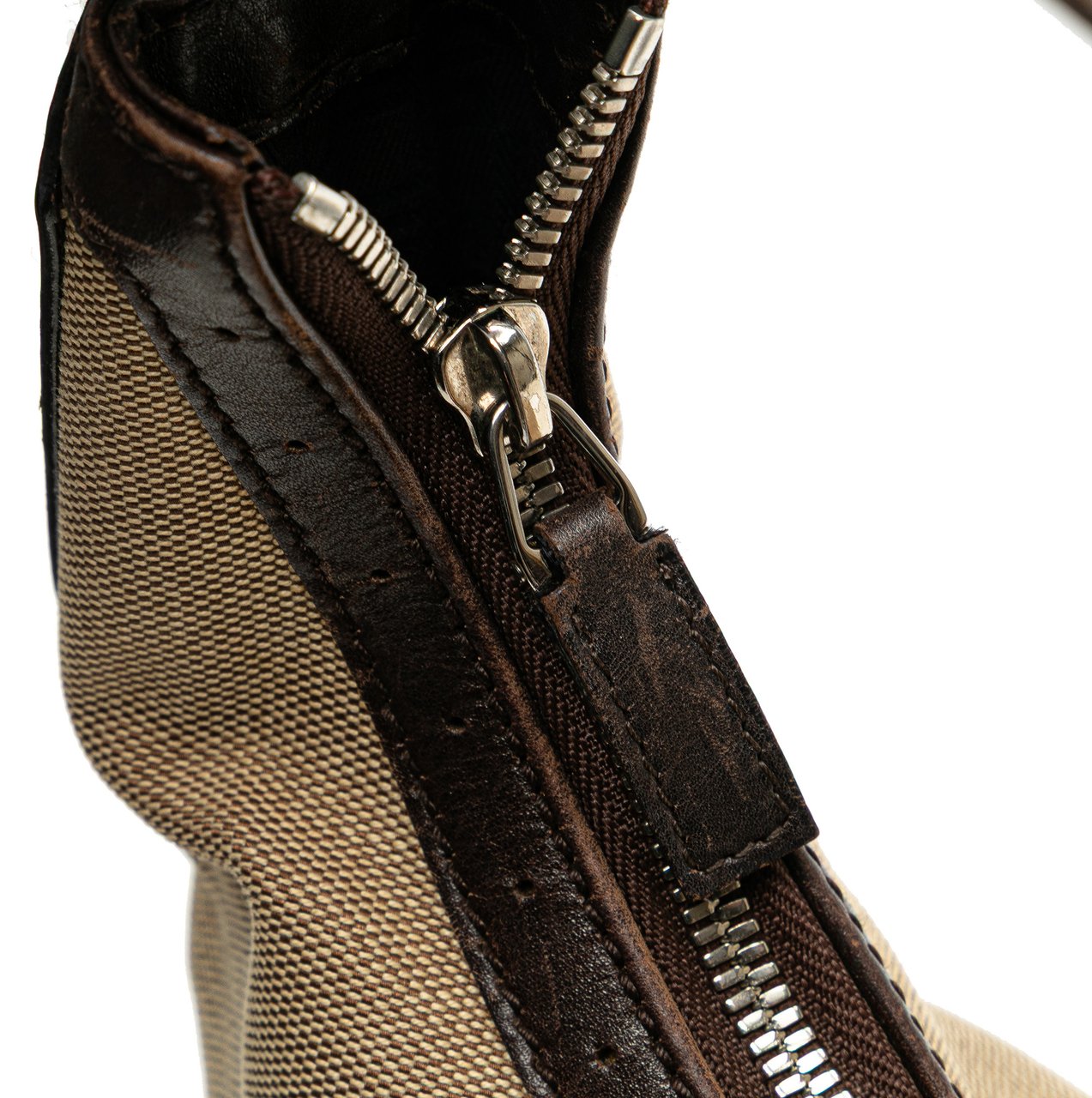 Gucci Canvas Web Reins Hobo Bruin