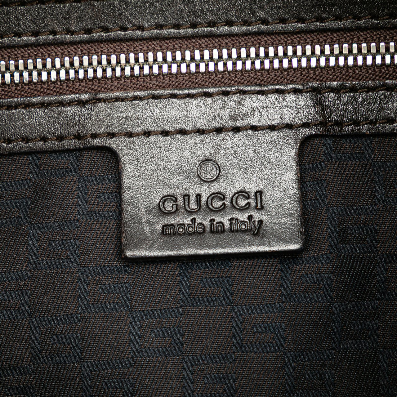 Gucci Canvas Web Reins Hobo Bruin