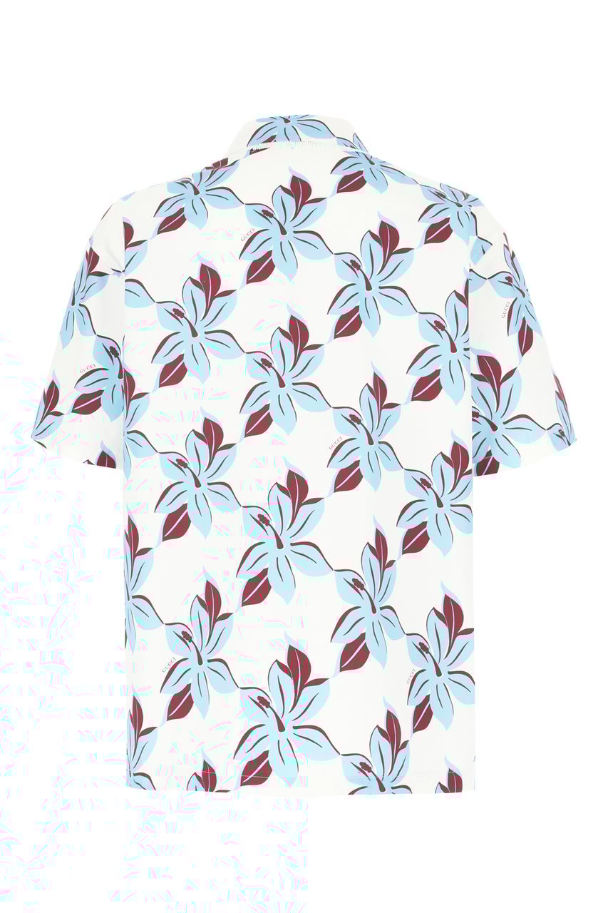 Gucci Gucci Printed poplin shirt Divers