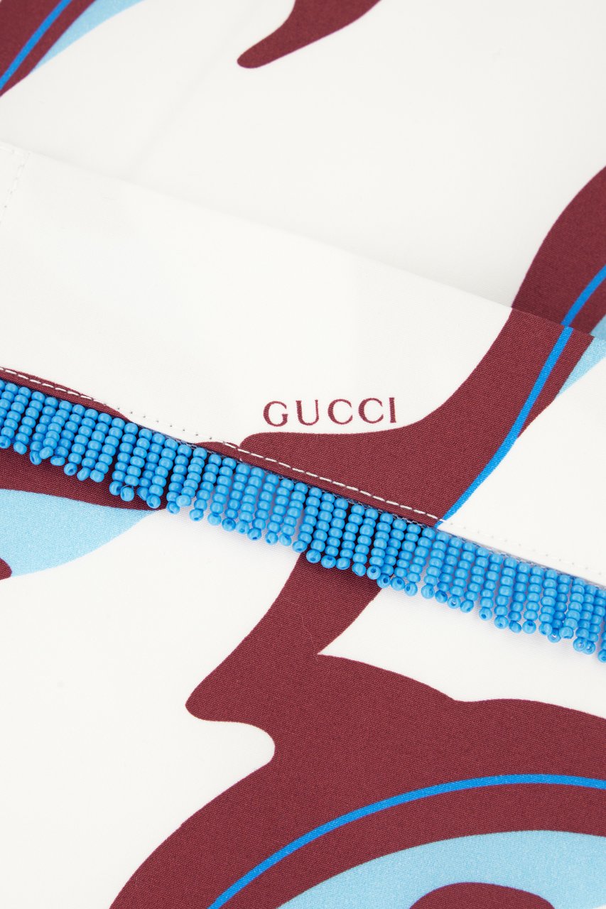 Gucci Gucci Printed poplin shirt Divers