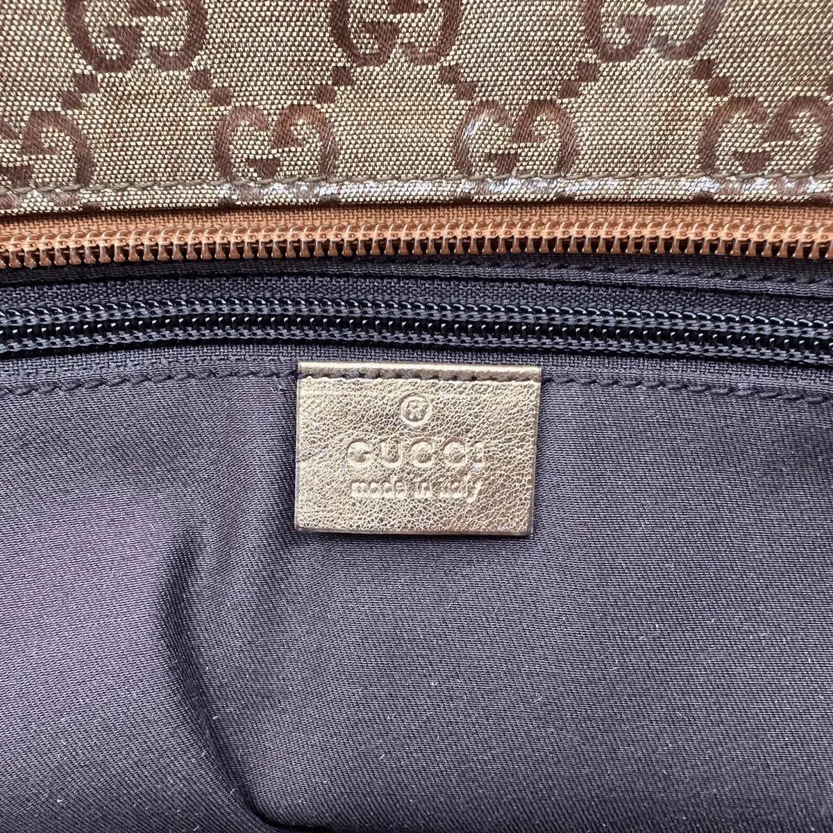 Gucci Gucci Gold Canvas Shopper Very good Goud