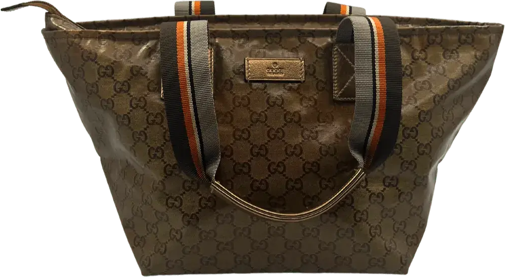 Gucci Gucci Gold Canvas Shopper Very good Goud