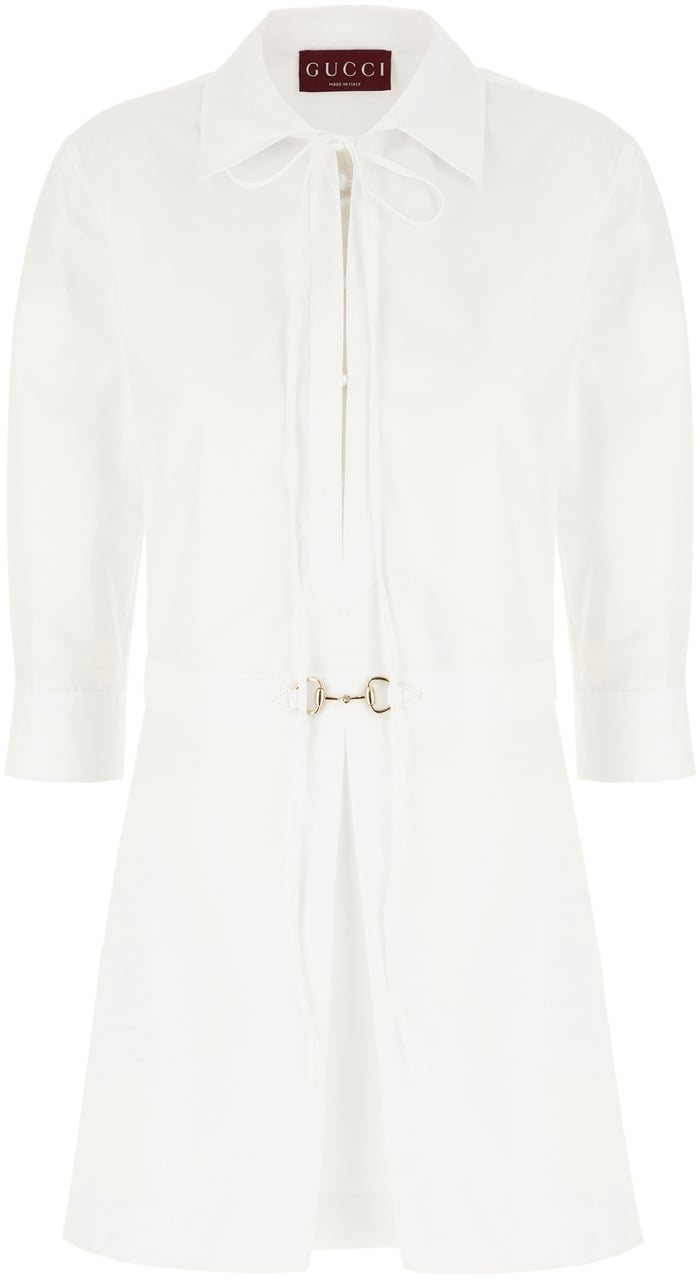 Gucci Gucci White poplin shirt Wit