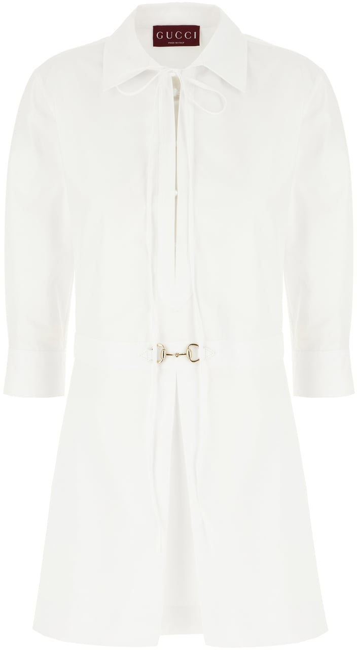 Gucci Gucci White poplin shirt Wit