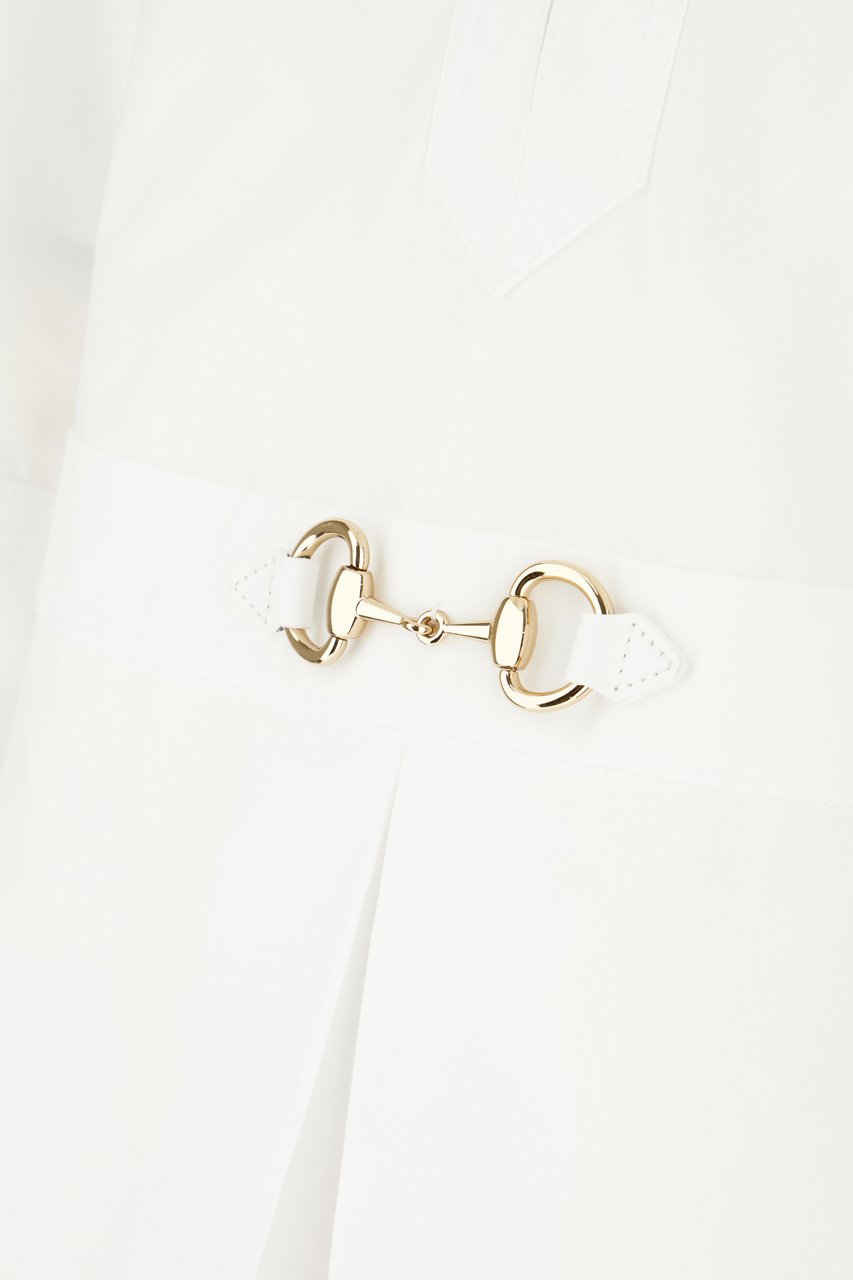 Gucci Gucci White poplin shirt Wit