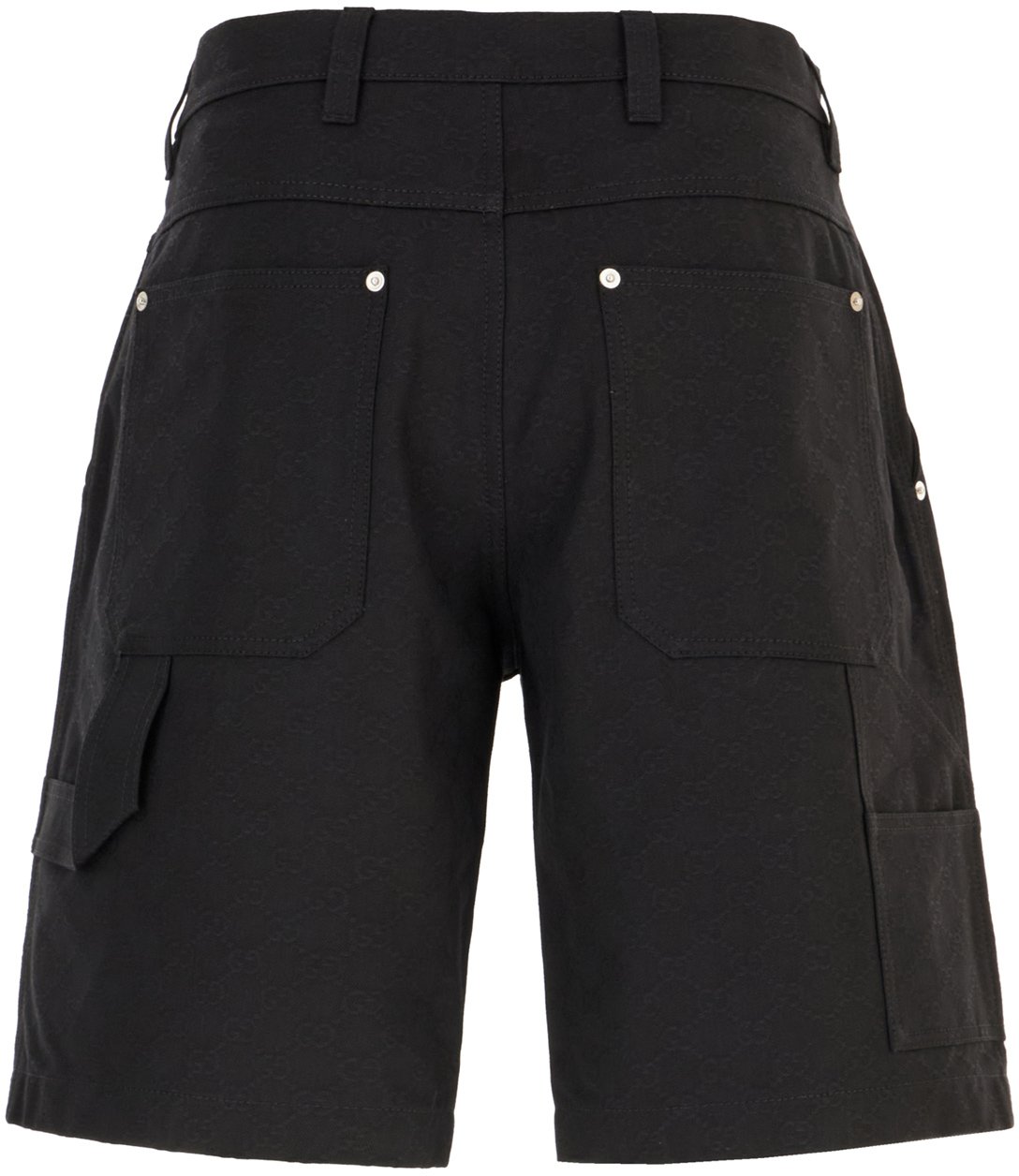 Gucci Gucci Black denim bermuda shorts Zwart