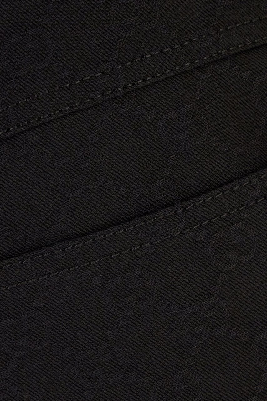 Gucci Gucci Black denim bermuda shorts Zwart