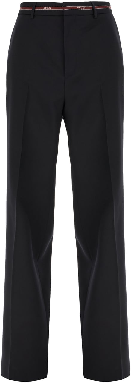 Gucci Gucci Black wool pants Zwart