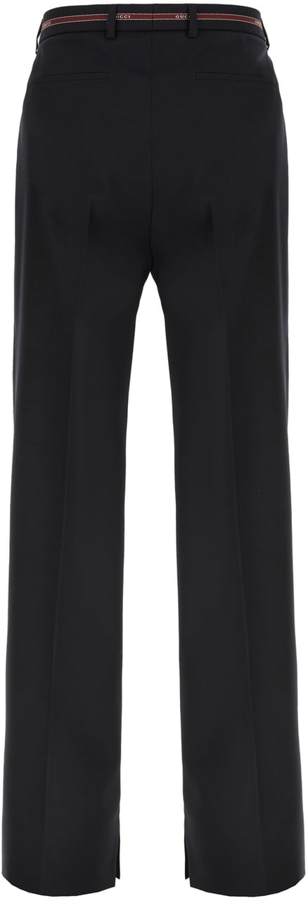 Gucci Gucci Black wool pants Zwart
