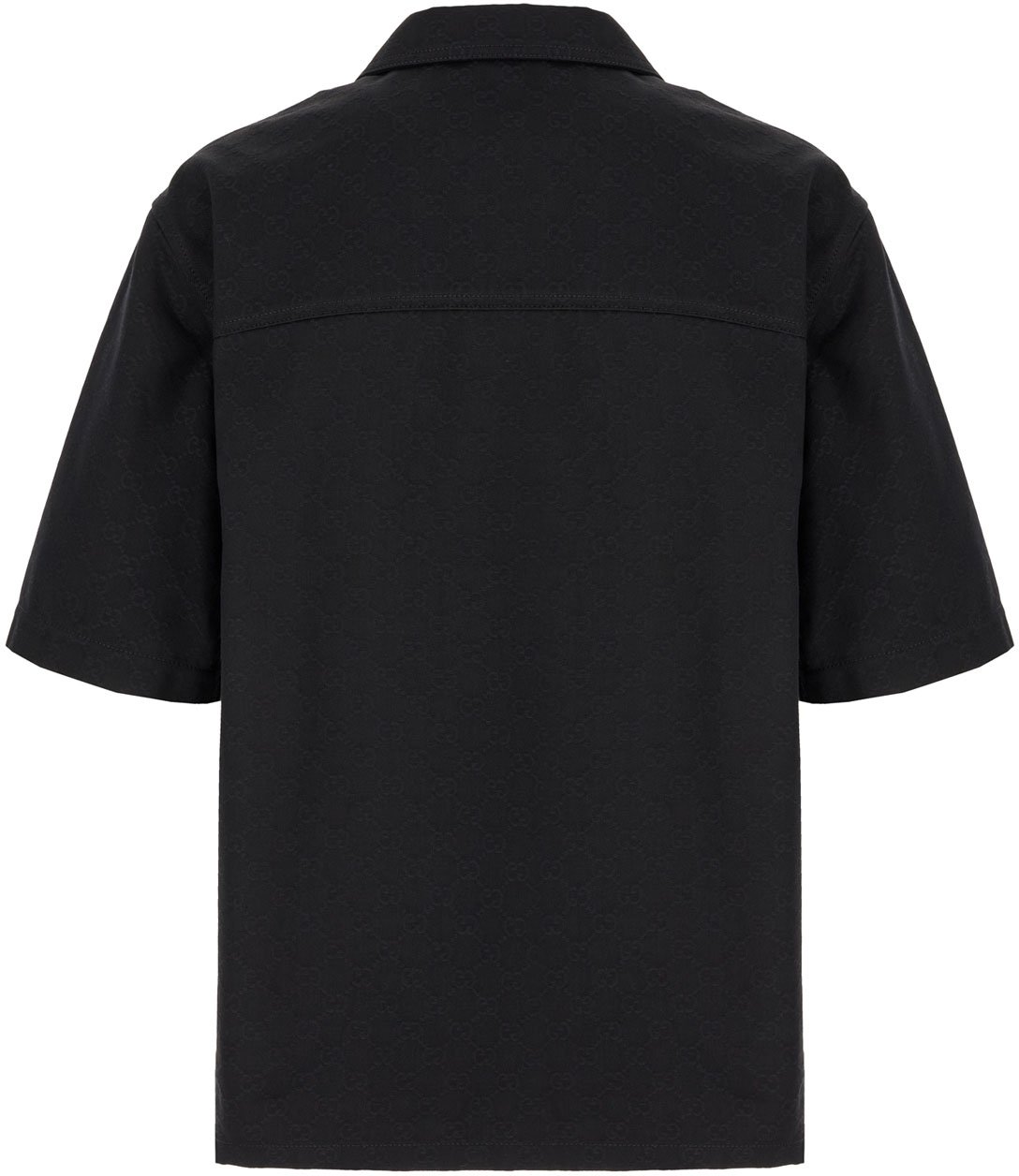 Gucci Gucci Black cotton shirt Zwart