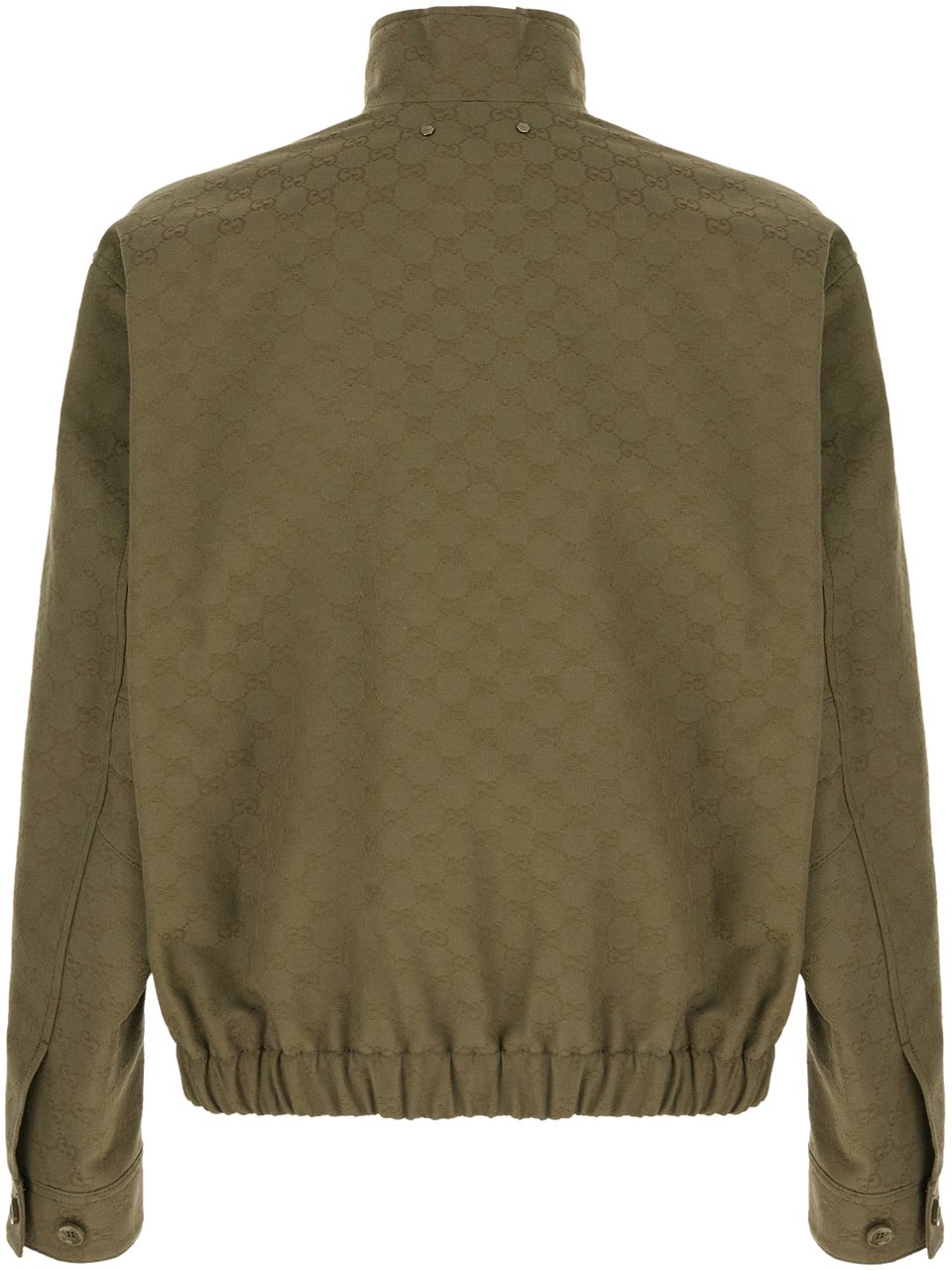 Gucci Gucci Olive green cotton blend jacket Groen