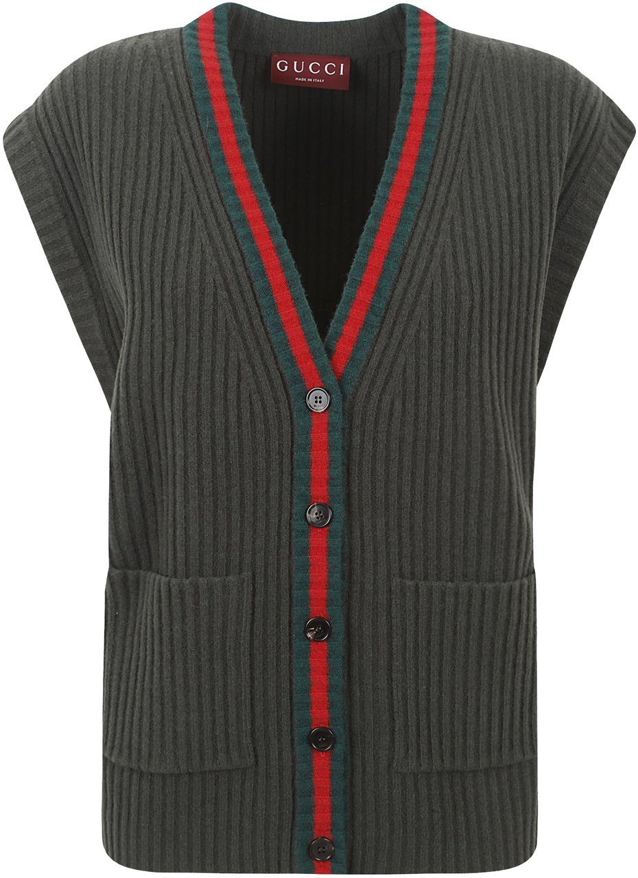 Gucci Cardigan Vest Groen