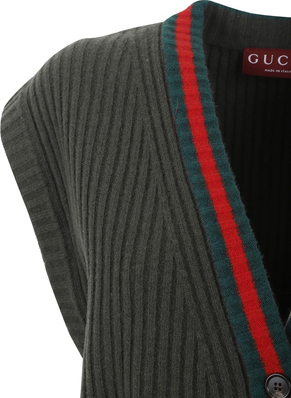 Gucci Cardigan Vest Groen