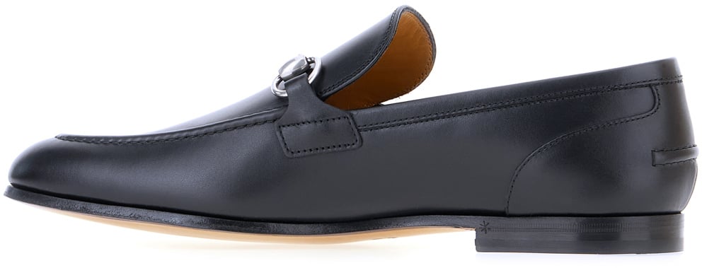 Gucci Gucci Midnight blue leather loafers Blauw