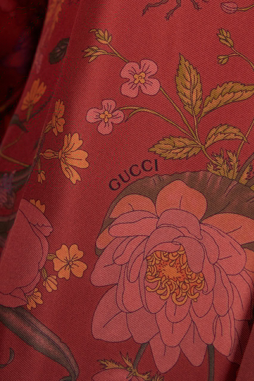 Gucci Gucci Printed silk blouse Divers