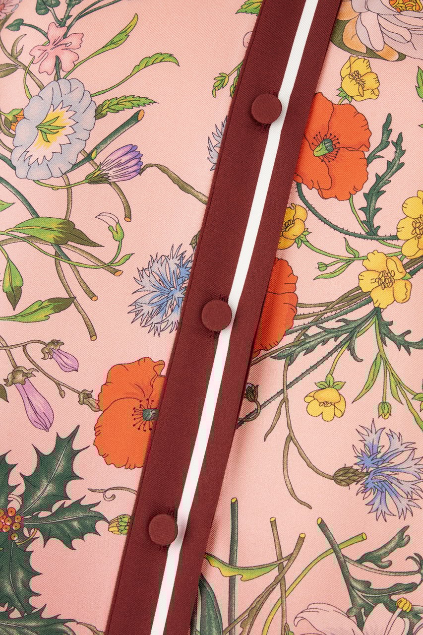 Gucci Gucci Printed silk shirt dress Divers