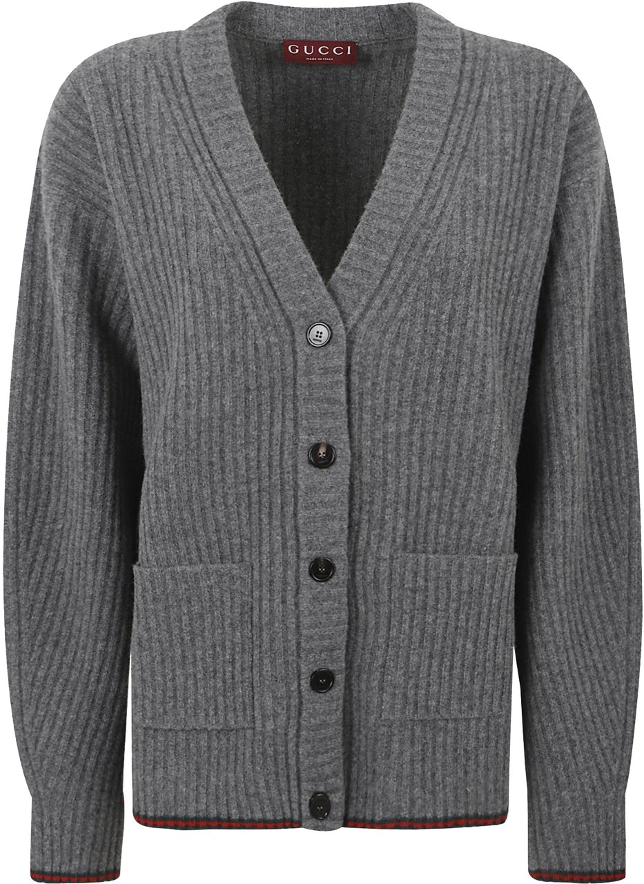 Gucci Cardigan Oversize Grijs