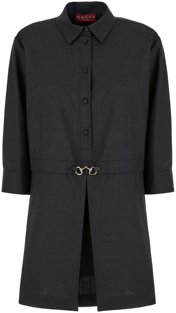 Gucci Gucci Slate wool dress Zwart