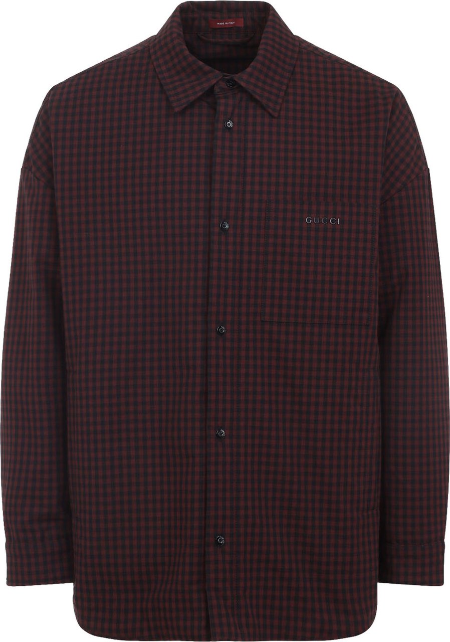 Gucci Spw Macro Vichy Jacket Divers