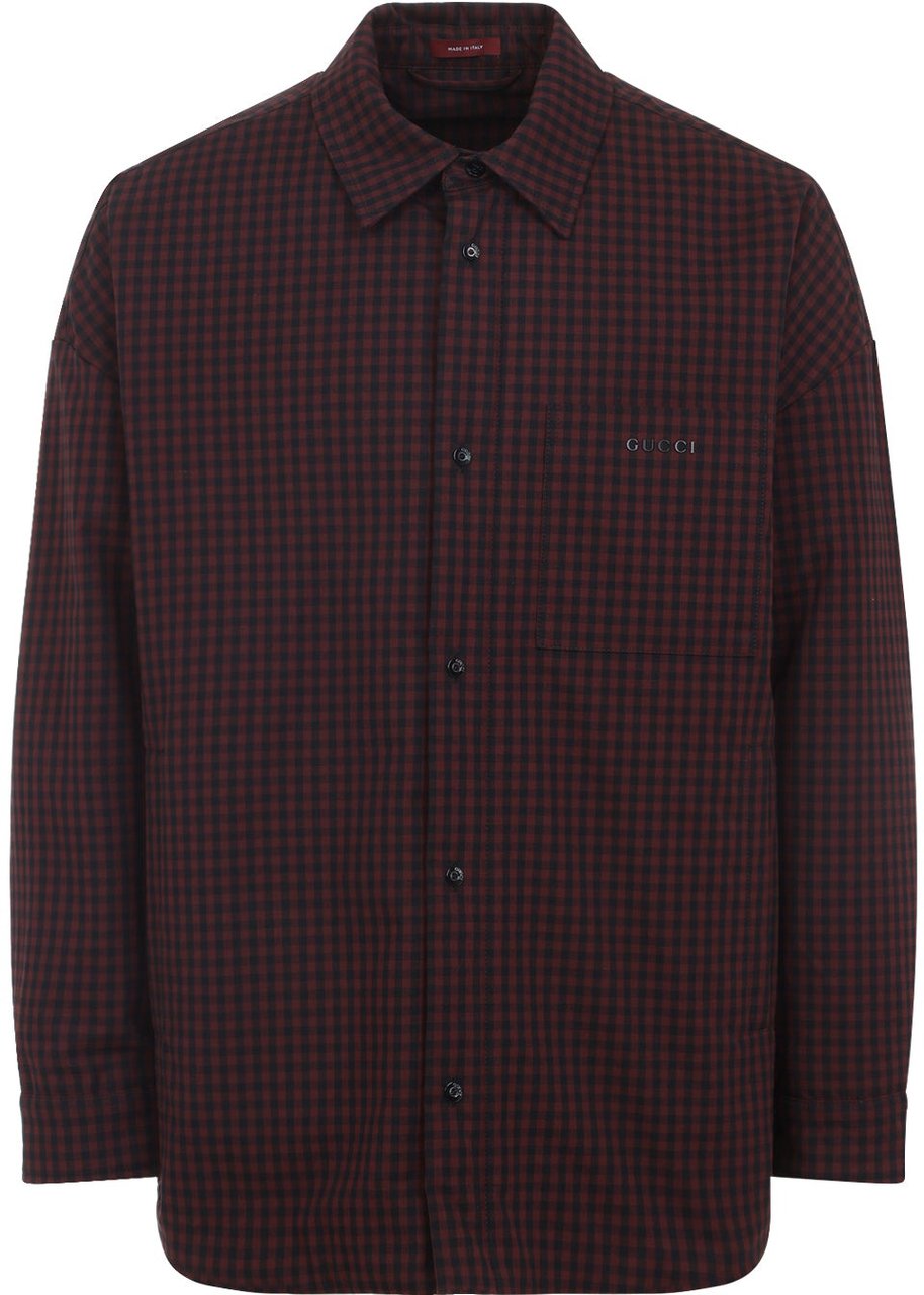Gucci Spw Macro Vichy Jacket Divers