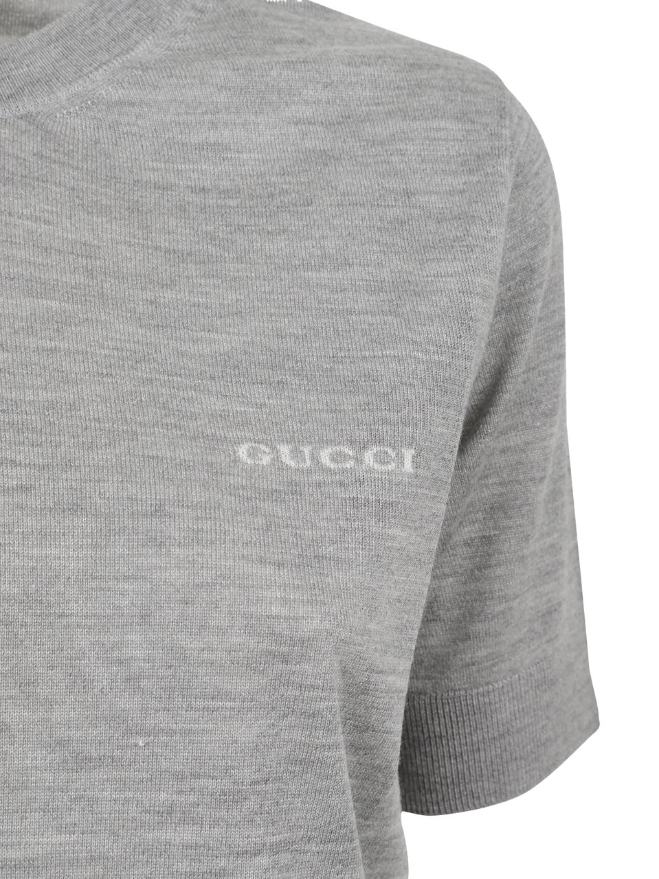 Gucci Top Cashmere Silk Grijs