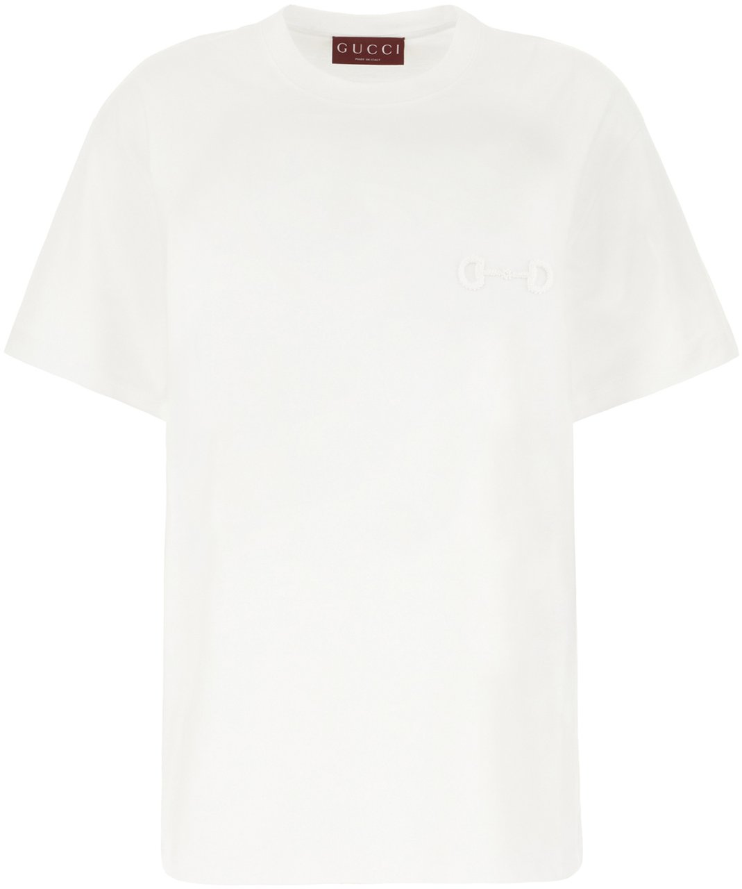 Gucci Gucci White cotton t-shirt Wit