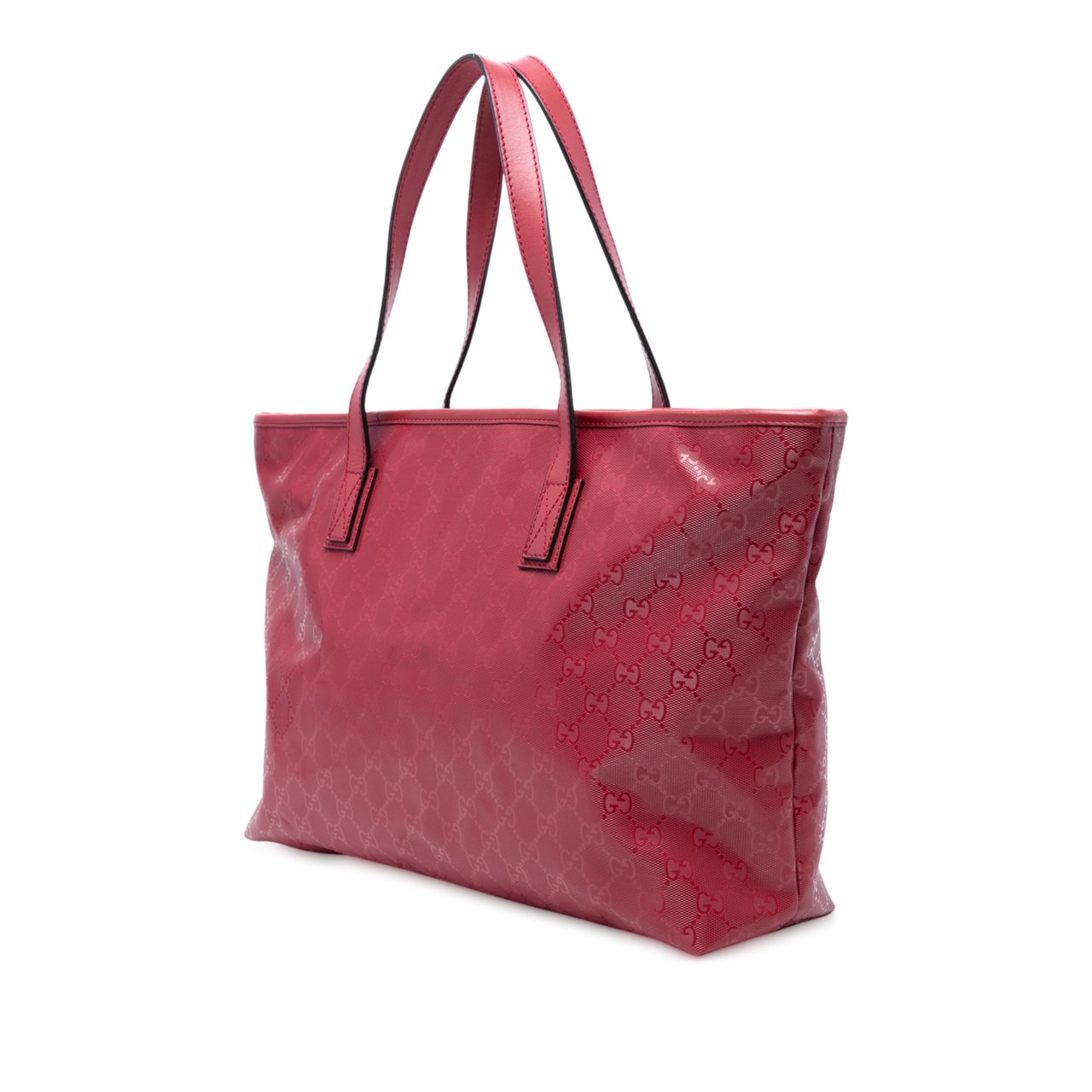 Gucci Medium GG Imprime Tote Rood