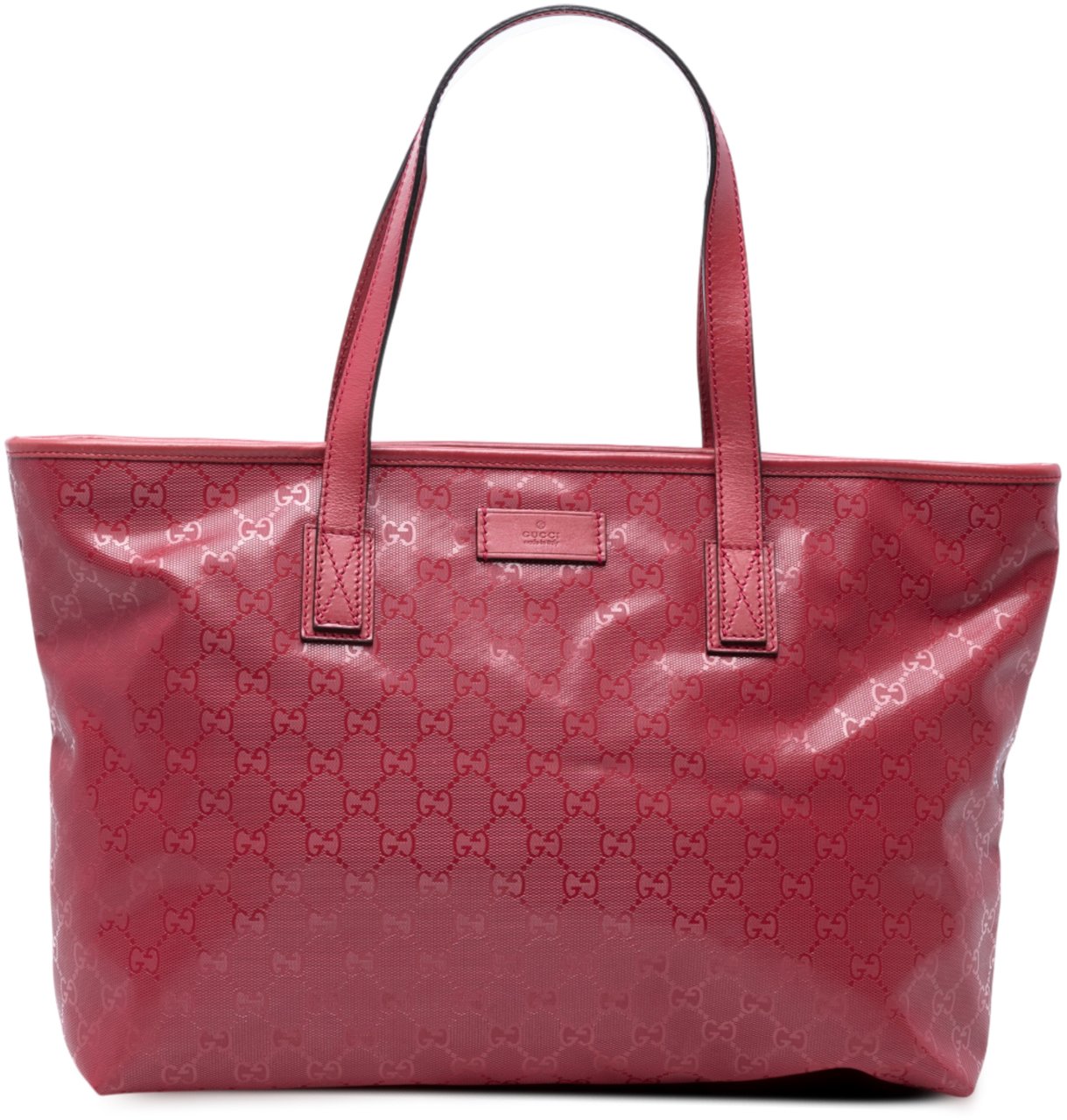 Gucci Medium GG Imprime Tote Rood