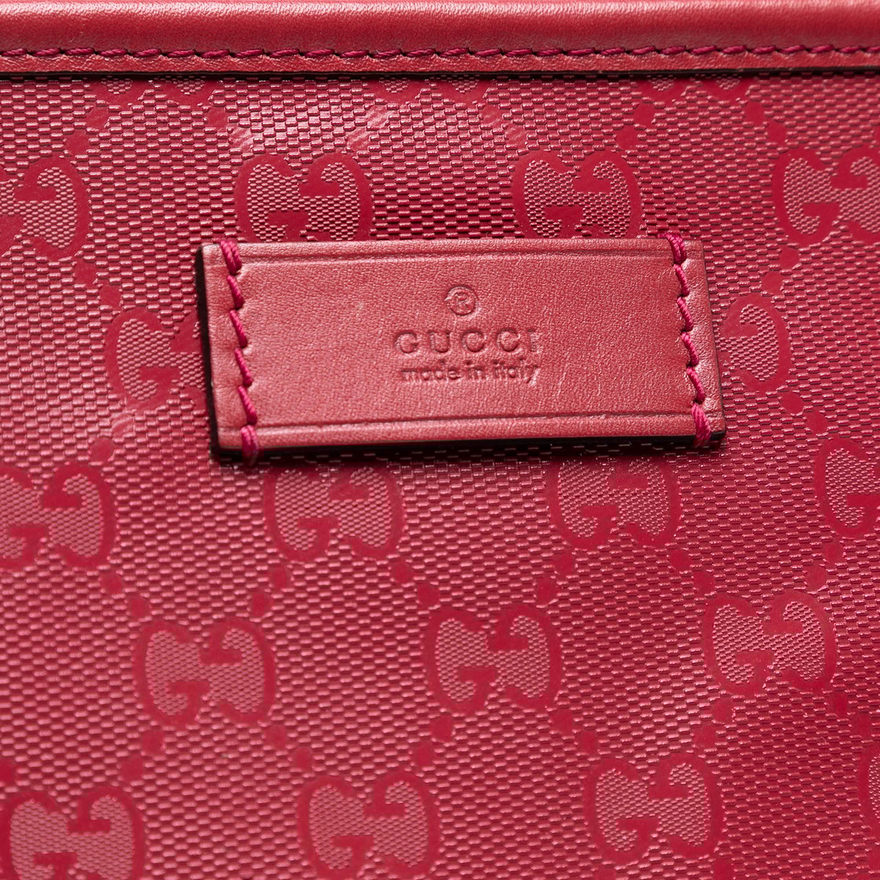 Gucci Medium GG Imprime Tote Rood