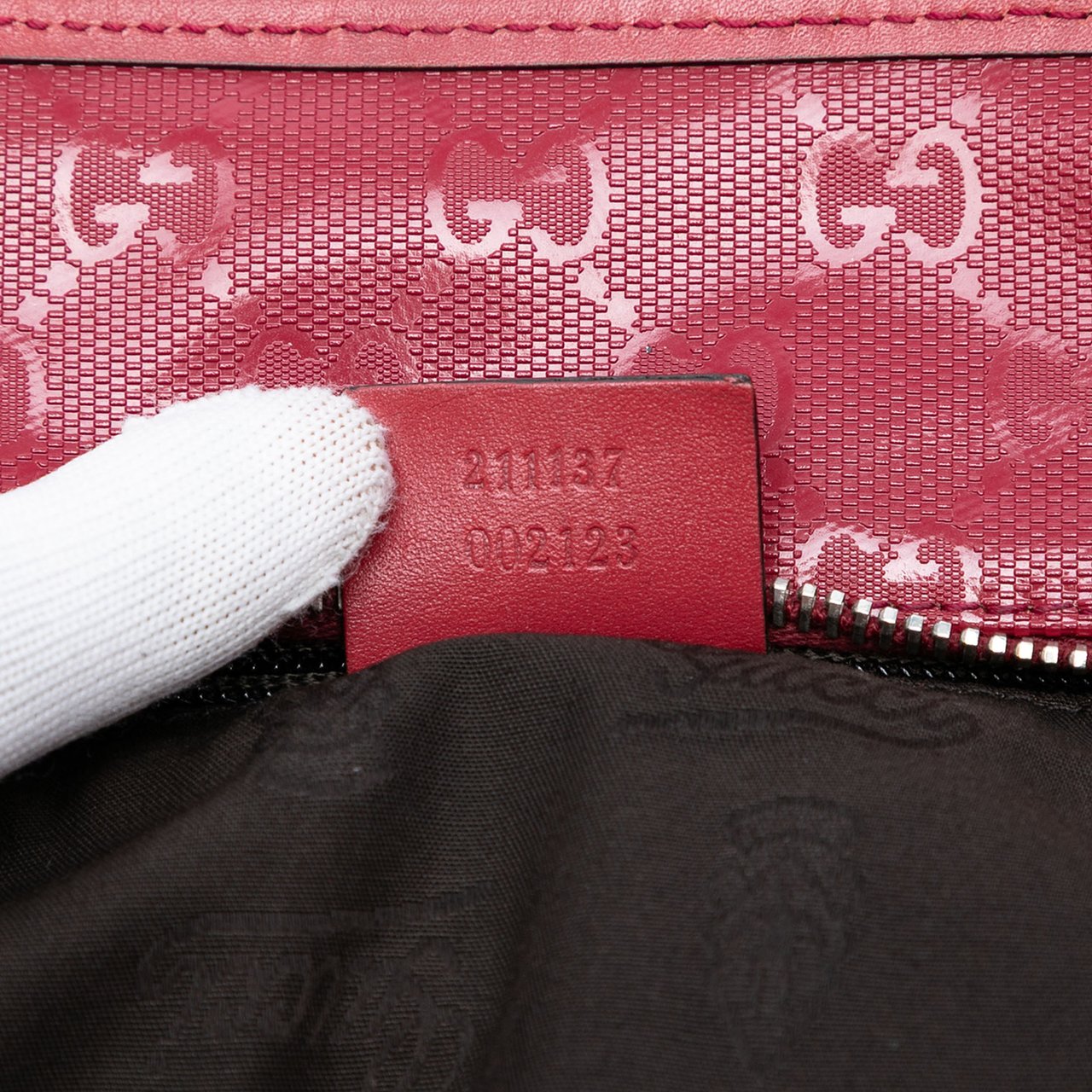 Gucci Medium GG Imprime Tote Rood