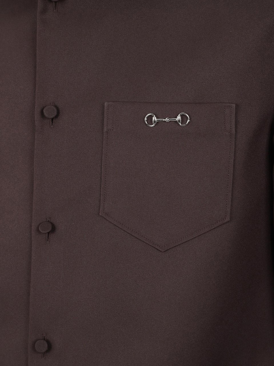 Gucci Classic Skinny Shirt Bruin