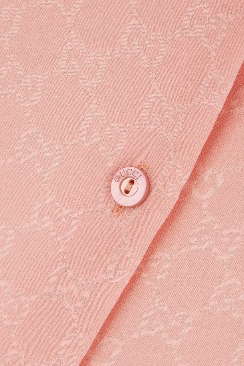 Gucci Gucci Peach silk shirt Roze