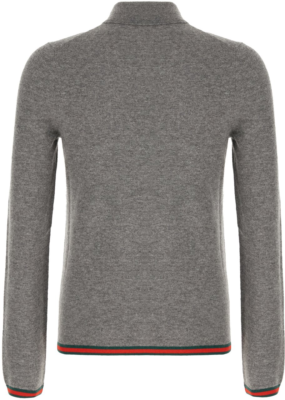 Gucci Gucci Grey cashmere sweater Grijs