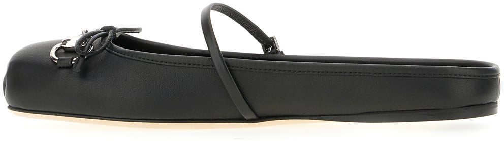 Gucci Gucci Black leather slippers Zwart