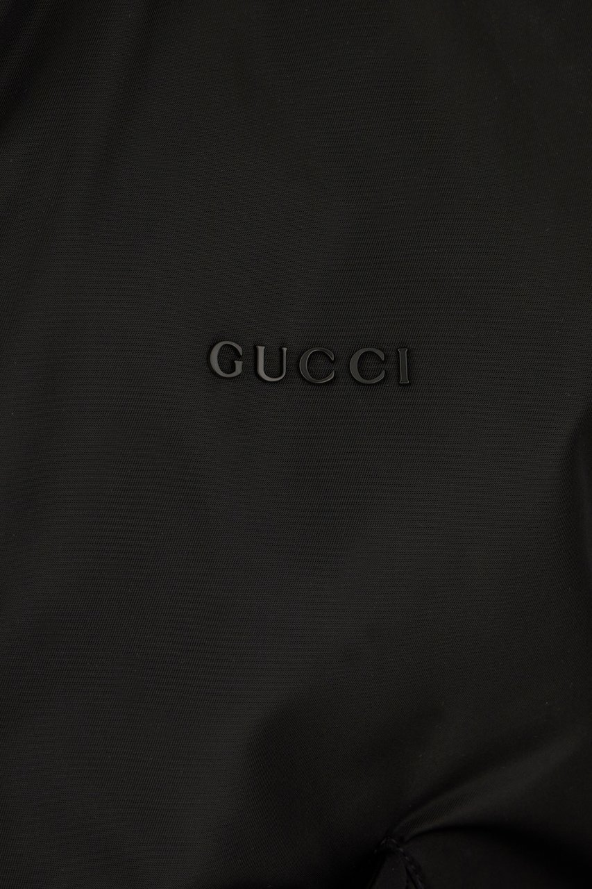 Gucci Gucci Embroidered wool reversible padded bomber jacket Divers