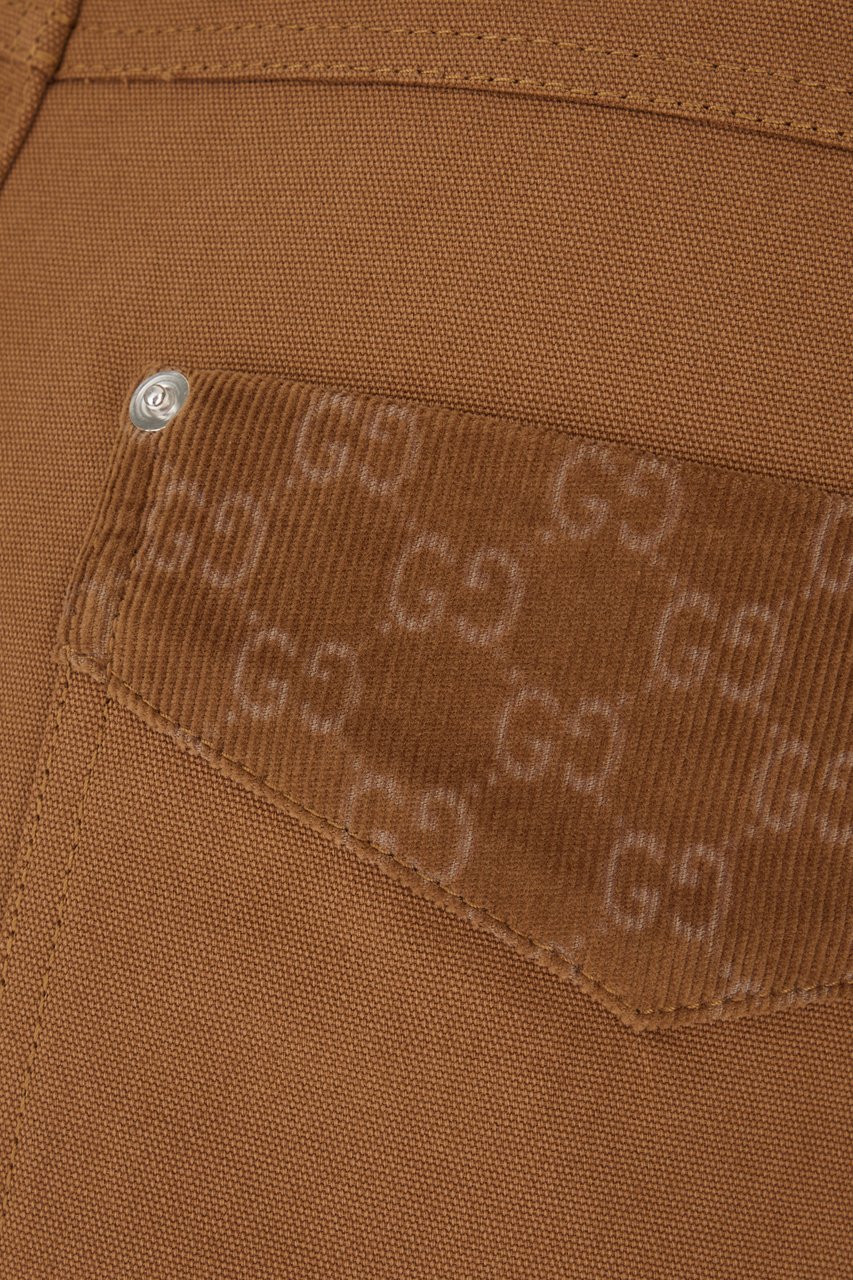 Gucci Gucci Brown cotton bermuda shorts Bruin