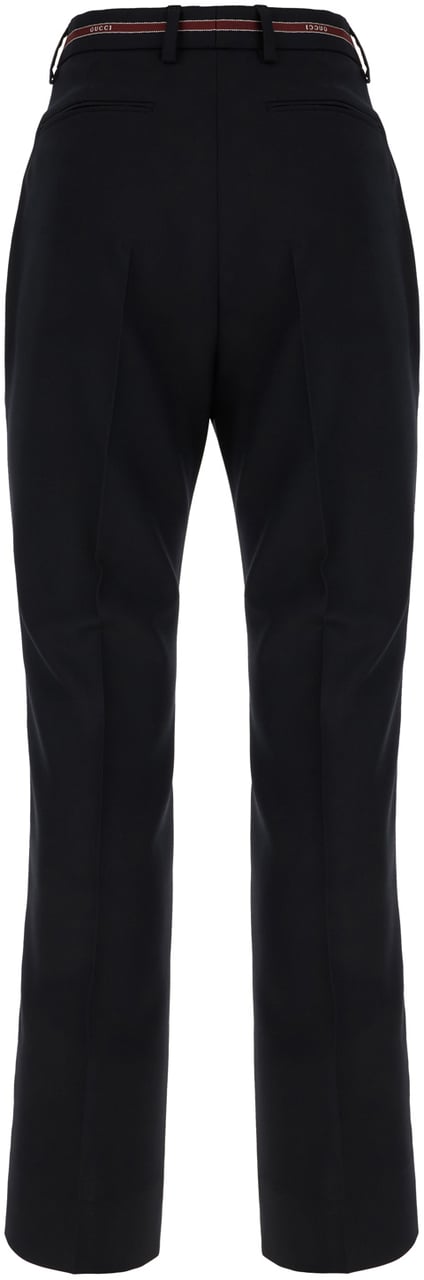 Gucci Gucci Midnight blue wool pants Blauw