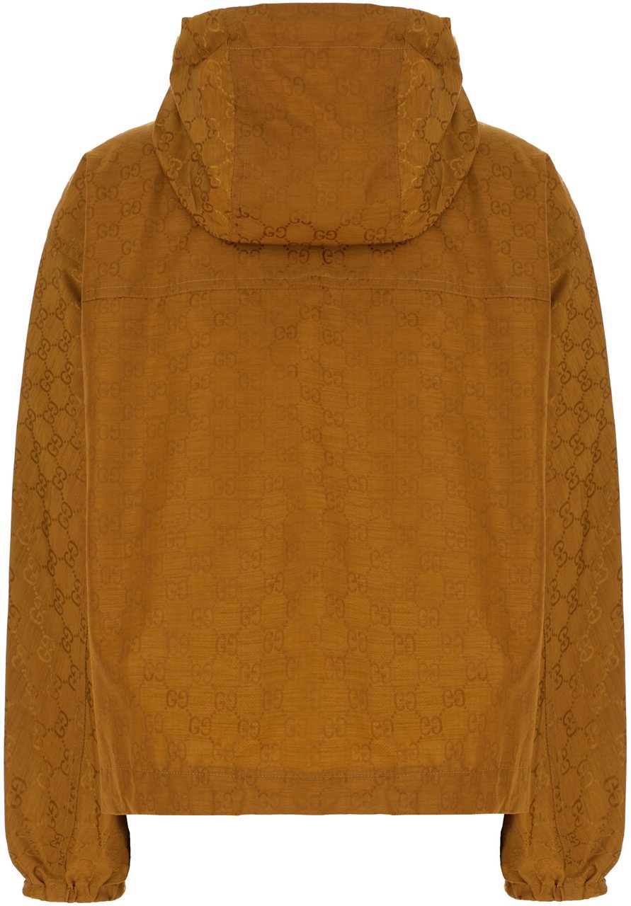 Gucci Gucci Caramel nylon jacket Bruin