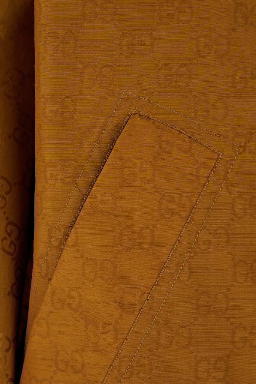 Gucci Gucci Caramel nylon jacket Bruin